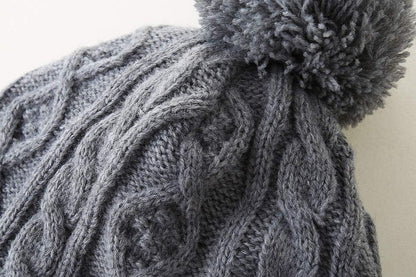 Boys Winter Hat Earflap Knitted Beanie for Kids Warm Fleece Lined Thicken Hat for Baby