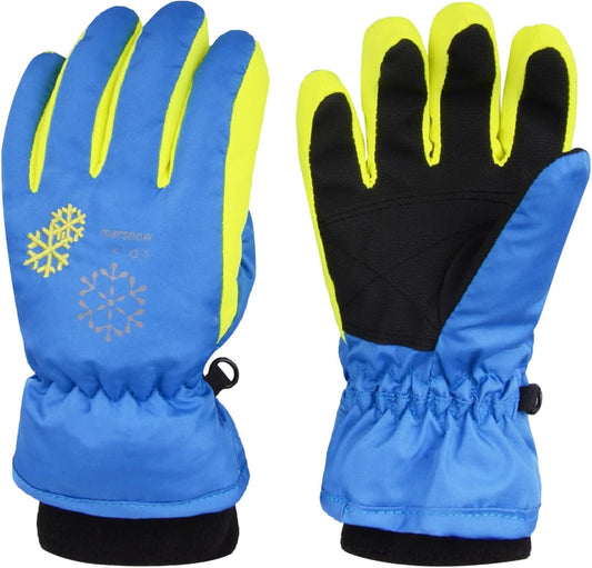 Kids Ski Snow Gloves Windproof for Boys Girls Winter Cold Weather Riding Driving Hiking Snowboard Cycling Skiing Sports